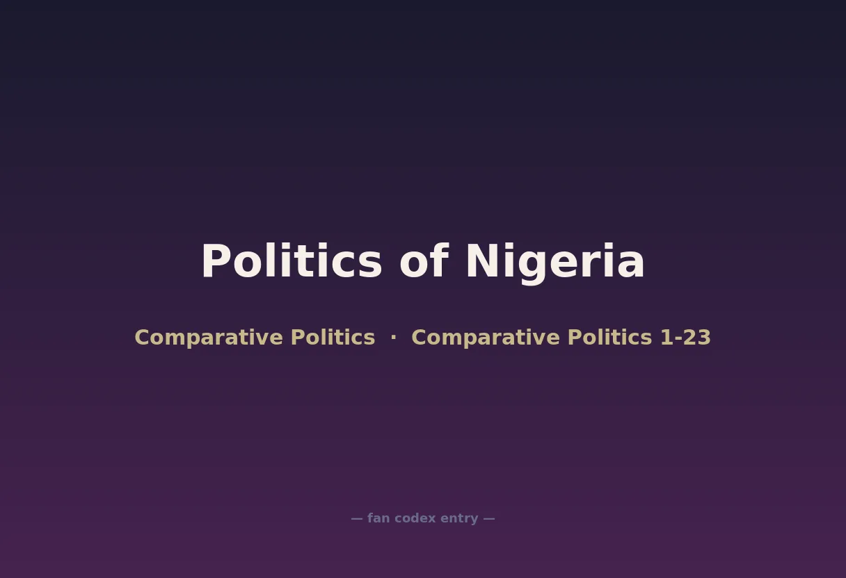 Politics of Nigeria
