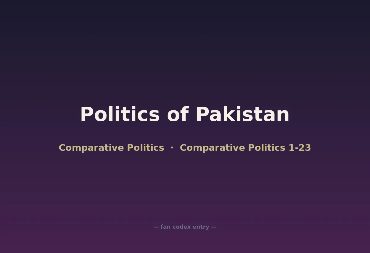 Politics of Pakistan