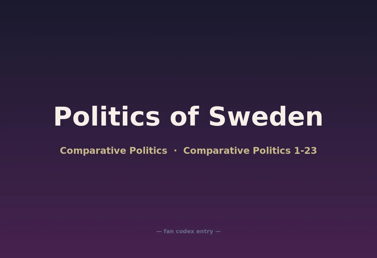 Politics of Sweden
