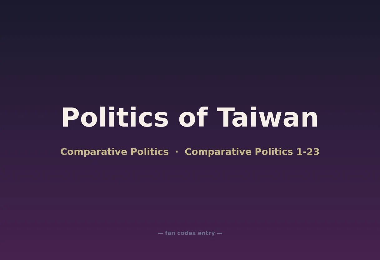 Politics of Taiwan